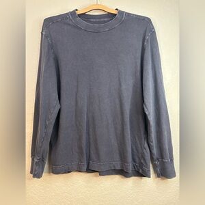 Abercrombie & Fitch Charcoal Gray Long Sleeve Soft Tee Size XS